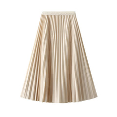Draping Pleated Skirt Viscose Linen Skirt Mid Long Slim High Waist A line Skirt
