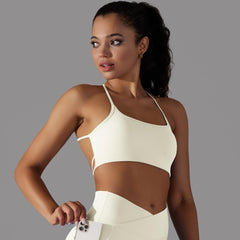 Sports Underwear Push up Cross Beauty Back Strap Yoga Bra Running Workout Vest
