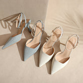 Chaussures d'extérieur rondes à talons pour femmes, style printemps