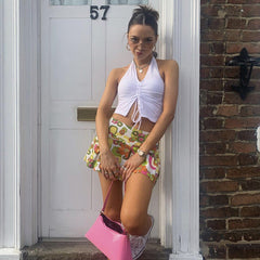 Outerwear Backless Slim Fit Inner Street Base Black V neck Pullover Solid Color Vest