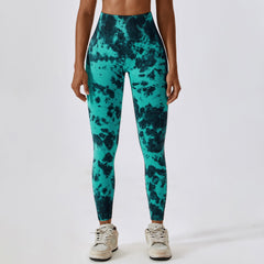 Tie Dye Seamless High Waist Yoga Pants