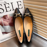 Women's Pointed Toe Flat For Low-cut Low Heels