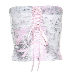 Gilet intérieur coupe slim imprimé bandeau tendance