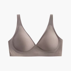 Bralette Nahtlose Unterwäsche mit nacktem Gefühl, 3D, kabellos, weiche Unterstützung, dünn, kleine Brust, Push-up, bequemer Jelly-BH