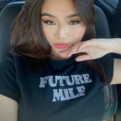 Silver Glitter Print Short Short Sleeve T Shirt Street Hipster