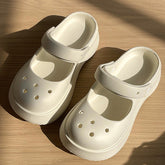 Chaussons d'été classiques et gracieux à plateforme Eva pour femmes
