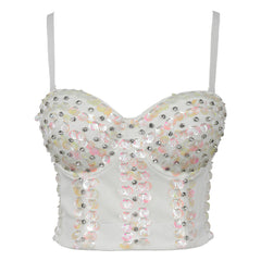 Bauchtanz-Kostüm, Strass-Bodengurt, Unterwäsche, Tube-Top, Beauty-Back-Korsett mit Stäbchen