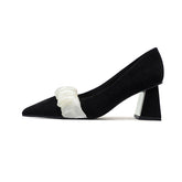 Unique Women's High Pointed Toe Single-layer