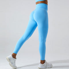 Seamless High Strength Yoga Pants Peach Hip Raise Sports Pants Tight Quick Drying Running Fitness Pants