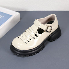 Versatile Women's British Style Spring Platform