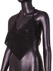 Gilet à bretelles et col en V pour boîte de nuit