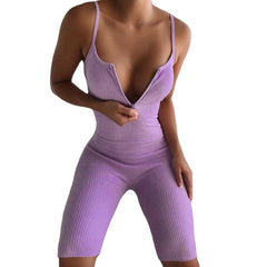 Ärmelloser, schmaler Tie-Dye-Bodysuit mit schmaler Passform und Sport-Strampler
