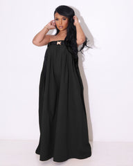 Wearable off Shoulder Wide Leg Jumpsuit With Belt