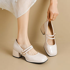 Women's Jane Chunky Preppy Retro Platform