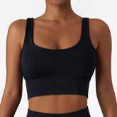 Breathable Cloud Feeling High Strength Running Exercise Underwear Quick Drying Nude Feel Yoga Push up Bras Shockproof Fitness Vest
