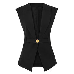 Sleeveless Slim Fit Office Business Vest