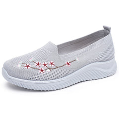 Women's Old Cloth Sports Embroidered Lightweight Soft