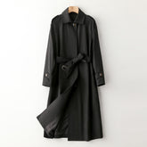 Element Single Breasted Khaki Trench Coat Casual Elegant British Trench Coat