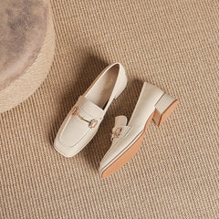 Women's Soft Chunky Mary Jane Spring Korean Heels