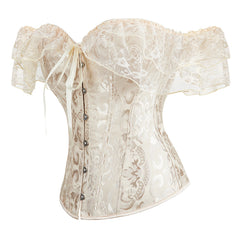 Robe de mariée corset à épaules dénudées, ceinture abdominale, gilet de contraction, corset court