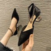 Stylish Women's High Chunky Hollowed Spring