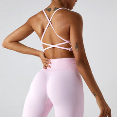 Nahtlose Yoga Yoga Schönheit Zurück Weste Sport Unterwäsche QuickDrying Engen Fitness Top