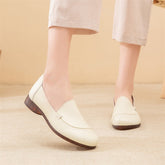 Ballerines plates rouges Leap Moon pour femmes