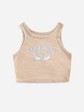 Casual cropped Print Short Chic Vest