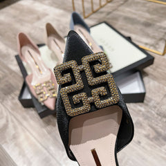 Women's Spring Hollow Pumps Professional Pointed Stiletto