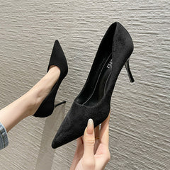Graceful Beautiful Women's Pointed Stiletto Low-cut Heels