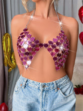 Acrylic Heart Shape Mirror Surface Vest