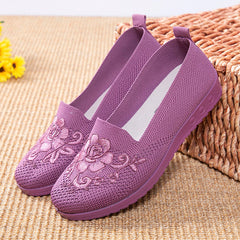 Women's Old Beijing Craft Net Low-cut Comfortable