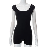 Sleeveless Bare Back Hip Wrapped Romper