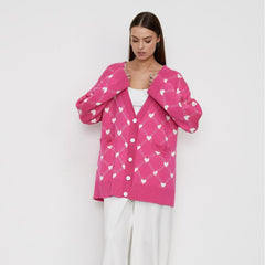 Sweater Russia Love Brocade Sweater Cardigan Autumn