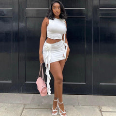 Misty Zweiteiliges Set mit kurzem Rock