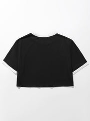 Halloween Casual Skull HPrint Short Sleeve T shirt