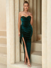 Elegantes ärmelloses High Waist Party Jahresparty Party Abendkleid Yama