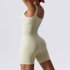 Seamless Yoga Jumpsuit High Elastic One Piece Tight One Piece Aerial Beauty Back Yoga