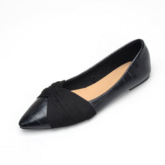 Women's Pointed Toe Pumps French Cloth Flat