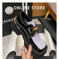 Escarpins à plateforme et lacets pour femme
