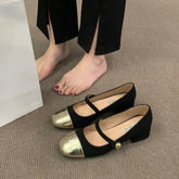 Women's French Style Classic Square Toe Mary Jane