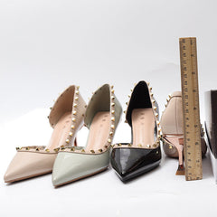 Women's High Stiletto Side Empty Mid