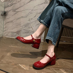 Women's Design Elegant High-grade Chunky Round Head