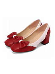 Chaussures à talons hauts rétro Mary Jane
