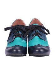 Retro High Heels Sattelschuhe