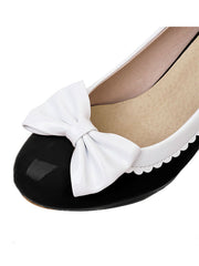 Retro Bowknot High Heels Schuhe