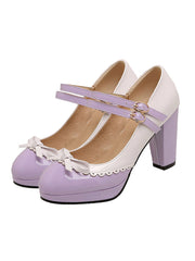 Retro Mary Jane High Heels