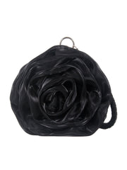 Silk 3D Flower Vintage Handbag