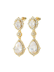 Strass Legierung Vintage Ohrringe