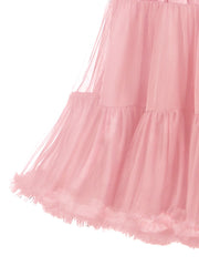 50er Jahre Rüschen Petticoat Unterrock